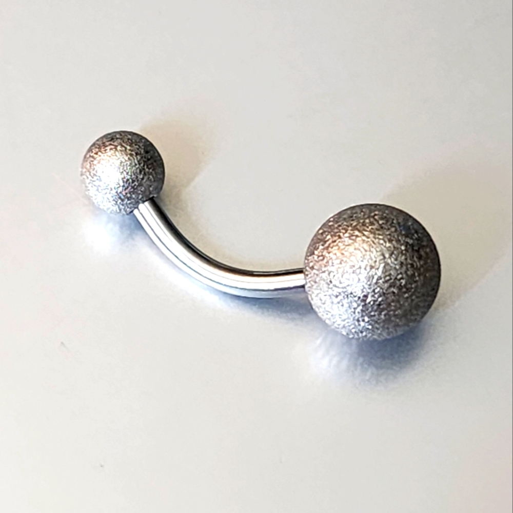 Belly BUTTON RING  Surgical STEEL 14G
